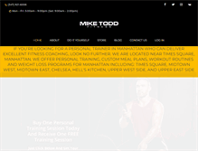 Tablet Screenshot of miketoddfitness.com